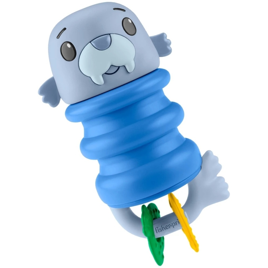 Mattel Aistingu rattlemänguasi beebidele „Mors“ silikoonpringiga – 3