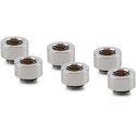 Thermal Grizzly DeltaMate Extender Fitting – MF10, Gloss nickel, 6-pack Thermal Grizzly DeltaMate Extender Fitting – MF10, Gloss nickel, 6-pack