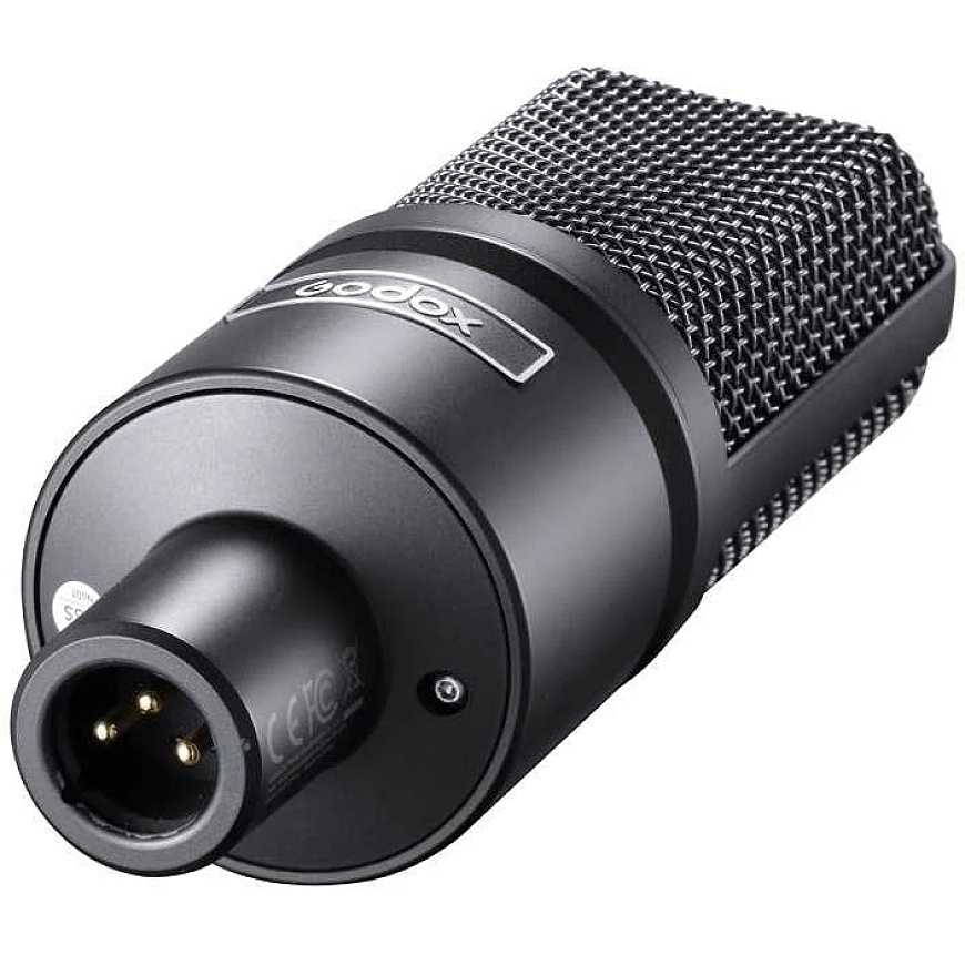 Mikrofons - Godox XMic10L kardioīdais kondensators 25 mm diafragma XLR melns – 5