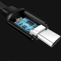 USAMS USB-C U-Bin jungties kabelis 1 m. 2 ausinės/juodas TCUSBZH01 (US-SJ164) USAMS USB-C U-Bin jungties kabelis 1 m. 2 ausinės/juodas TCUSBZH01 (US-SJ164)