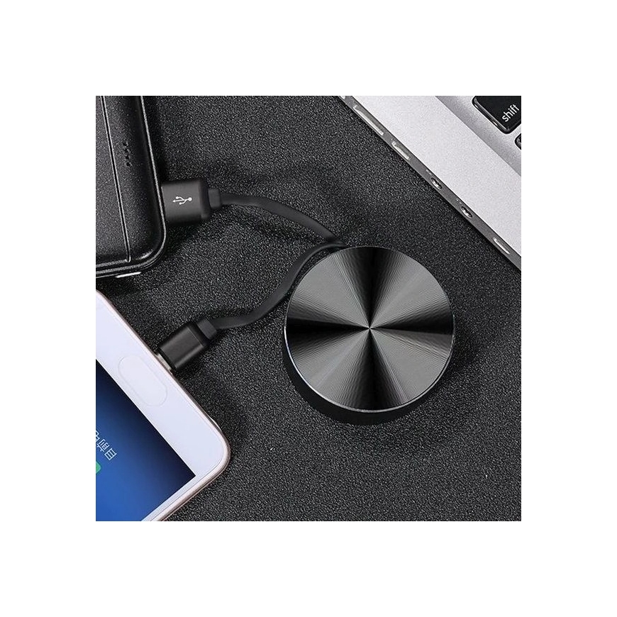 USAMS USB-C U-Bin соединительный кабель 1 м. 2 наушника/черный TCUSBZH01 (US-SJ164) – 5