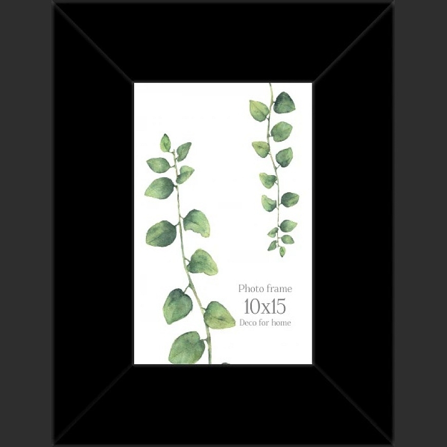 Nuotraukų rėmelis Rėmas - Styler Lahti 40x50 cm MDF Nuotraukų Rėmas Su Stiklo Priekiu Juodas – 2