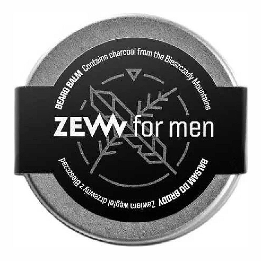 Zew For Men Beard Balm with Charcoal 30ml