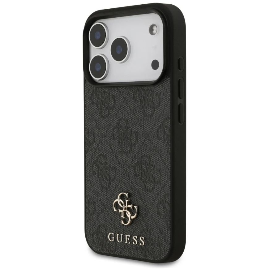 Guess 4G Small Classic Logo MagSafe ümbris iPhone 18 Pro / 17 Pro jaoks, must – 3