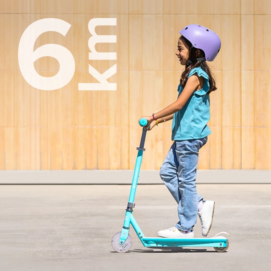 Rebel Scooter Electric Scooter for Kids FUN WHEELS LIGHT Blue – 3