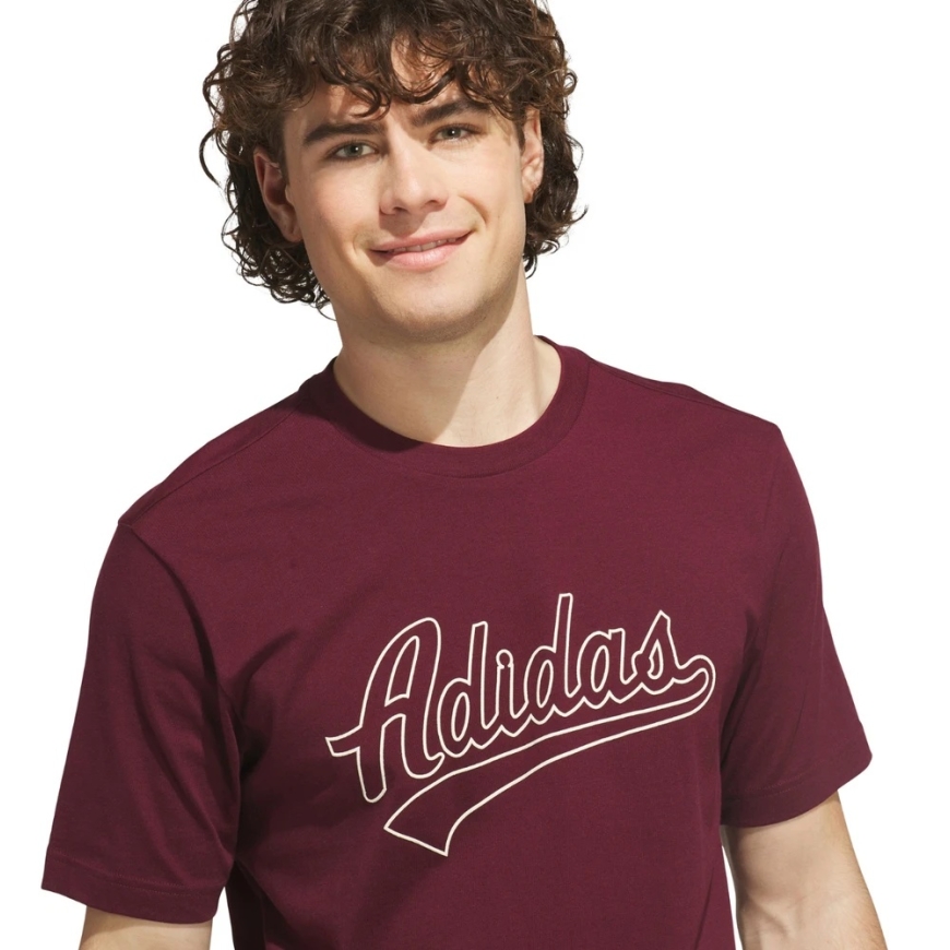 Vīriešu T-krekls adidas Varsity Tailsweep Graphic bordo KS2180 (M) – 4