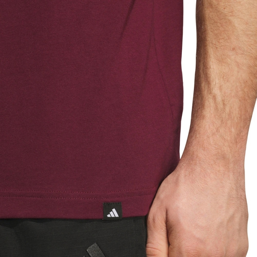 Men's T-shirt adidas Varsity Tailsweep Graphic burgundy KS2180 (M) – 5