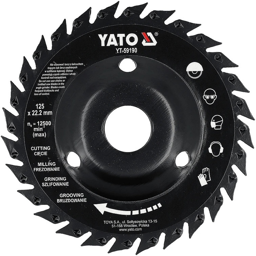 Yato 125 mm SAW BLADE FOR RASPBERRIES