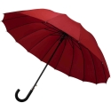 LARGE SEMI-AUTOMATIC UMBRELLA 16 RIBS RED SEMI LINE LARGE SEMI-AUTOMATIC UMBRELLA 16 RIBS RED SEMI LINE