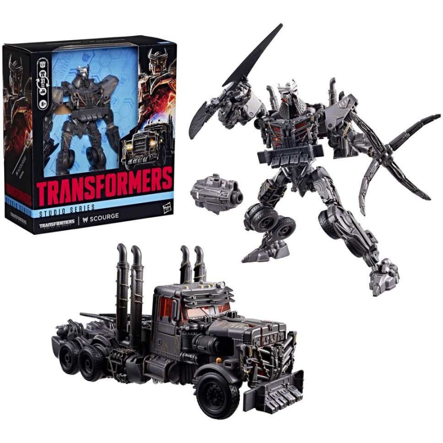 Hasbro Transformers: Восстание Зверей - Фигурка Scourge из серии Studio 21.5 см – 2
