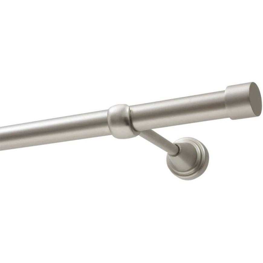 Decastyl Single Rail Curtain Rod FI 19 mm Chrome Satin 400 cm LUNA KOWALSKI