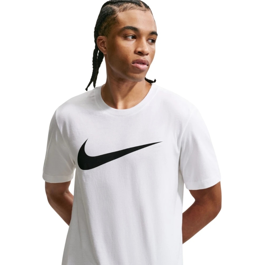 Men's T-shirt Nike Nsw Tee Icon Swoosh white DC5094 100 (S) – 3