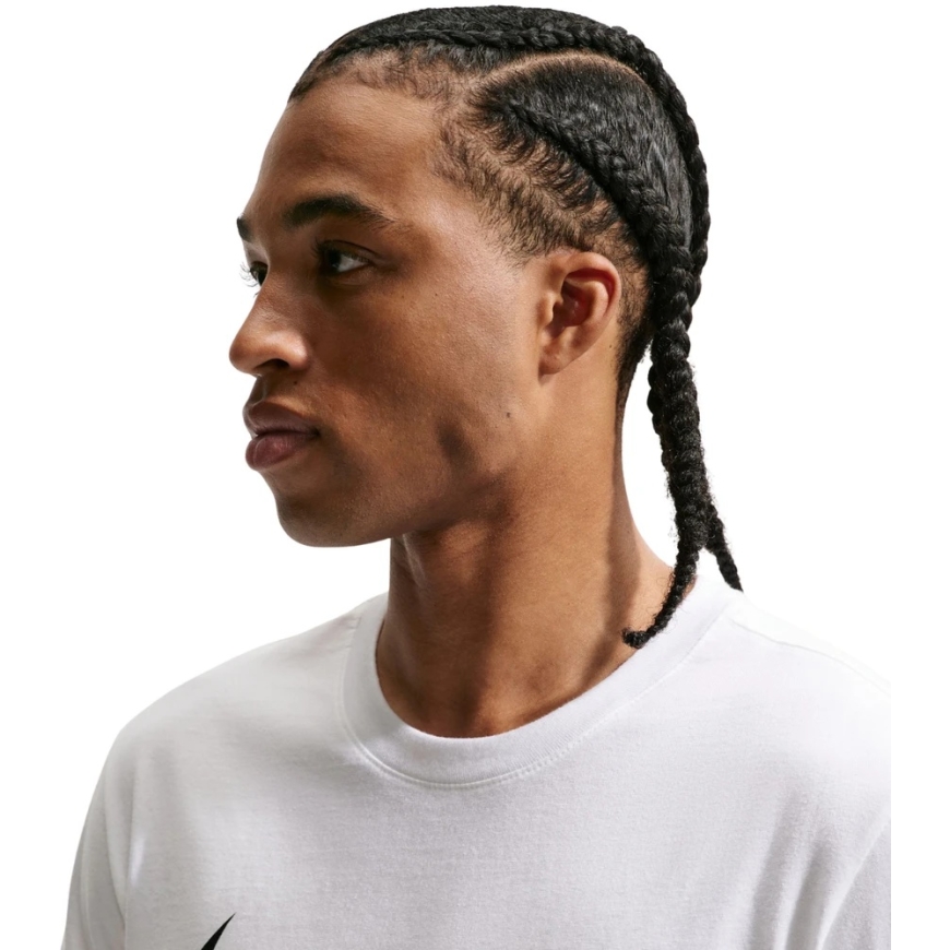 Vīriešu T-krekls Nike Nsw Tee Icon Swoosh balts DC5094 100 (S) – 5