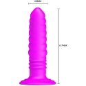 "Pretty Love" anal plug with vibration, suction cup, 10 vibration modes, 12 cm "Pretty Love" anal plug with vibration, suction cup, 10 vibration modes, 12 cm
