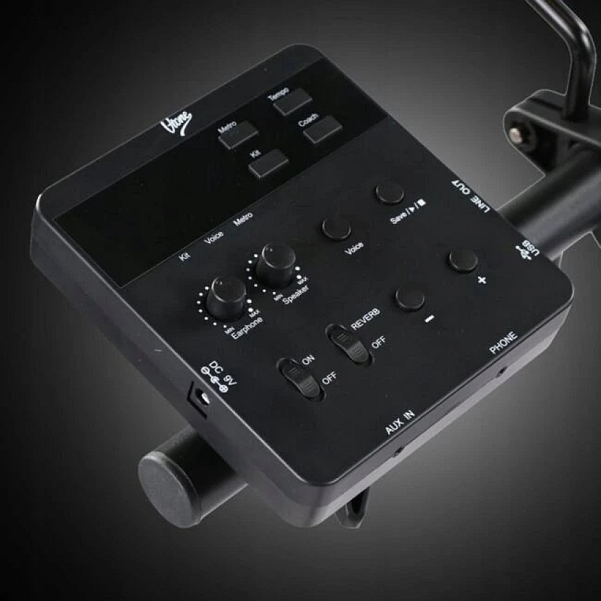 Carruzzo V-TONE ELD1 electronic drum set with 7-piece lighting – 5