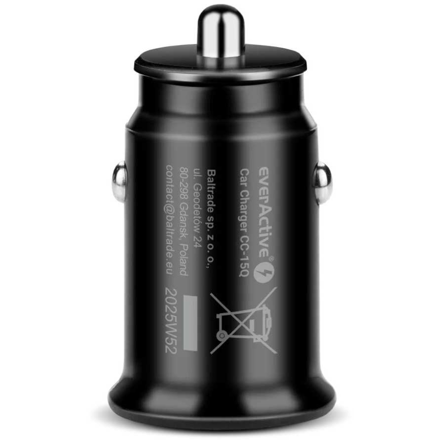 Everactive CC-15QC QC3 .0 18W Musta – 2