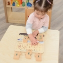 Masterkidz Wooden Educational Board Bean Life Cycle Masterkidz Wooden Educational Board Bean Life Cycle