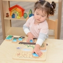 Masterkidz деревянная образовательная доска Жизненный цикл бобов Masterkidz деревянная образовательная доска Жизненный цикл бобов