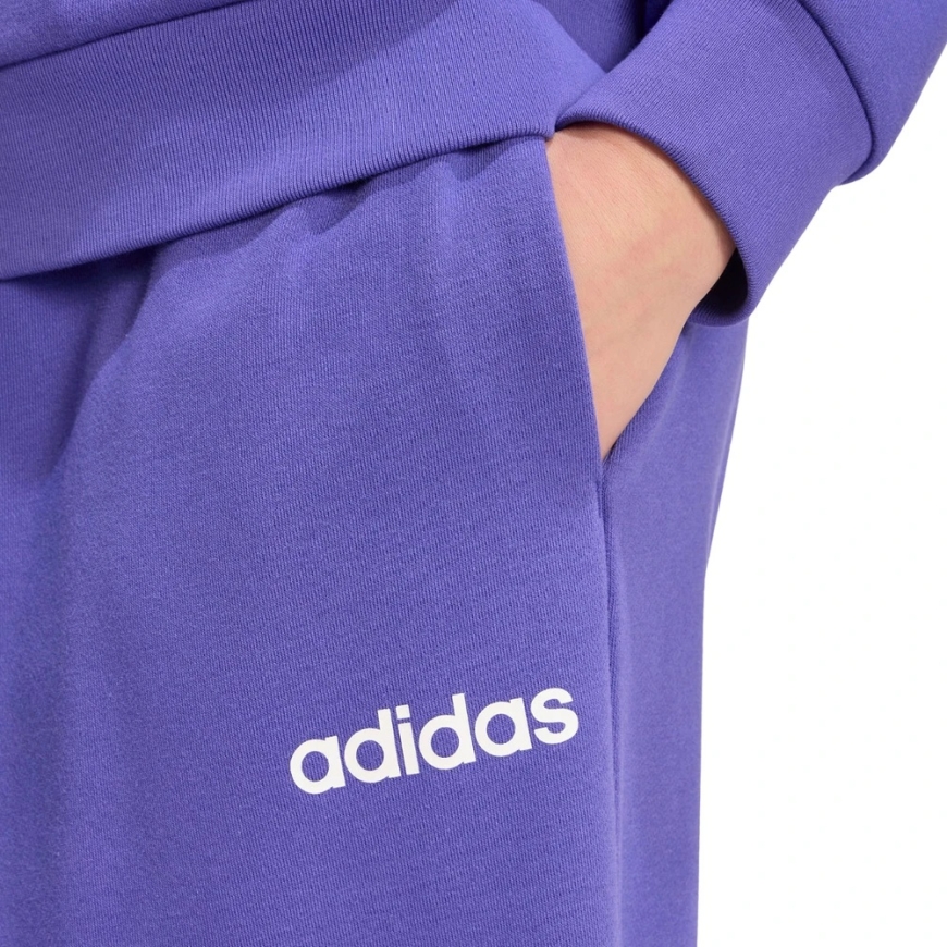 adidas Essentials Linear French Terry Cuffed naiste püksid lilla KF8363 (L) – 4