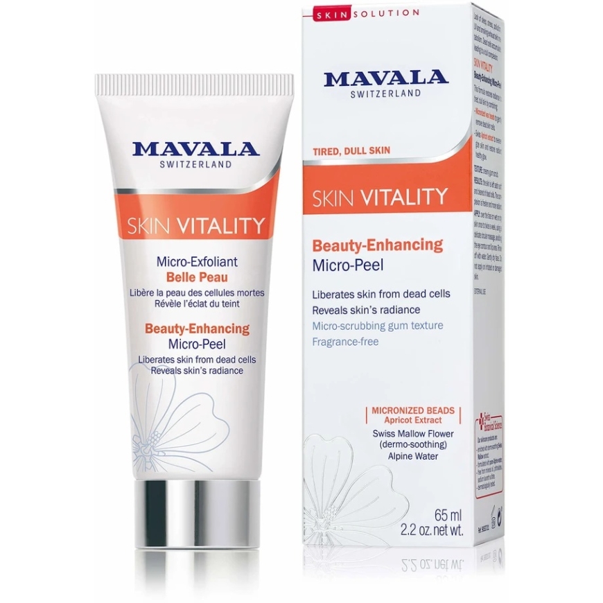 Mavala Vitality Fragrance-Free Exfoliating Treatment, 65 ml