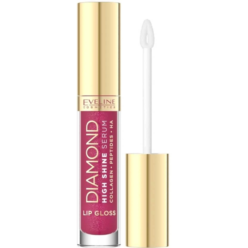 Romnd «Eveline Cosmetics Diamond High Shine Serum» блеск для губ-эссенция, 23 клюква, 5 мл