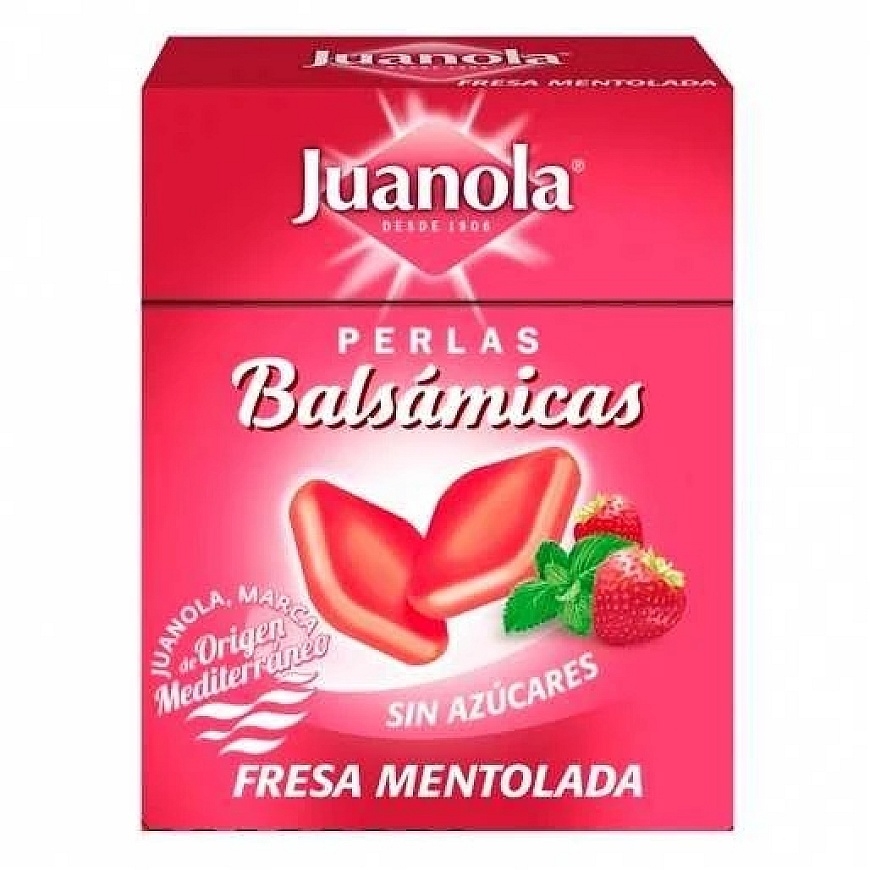 Juanola braškių mentholio pastilės 25g