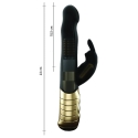 Marc Dorcel Baby Rabbit 2.0 vibrators ar divkāršu stimulāciju Melns & Zelta Marc Dorcel Baby Rabbit 2.0 vibrators ar divkāršu stimulāciju Melns & Zelta