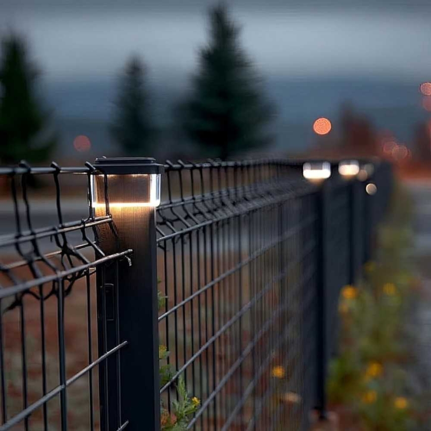 GreenBlue Solar Powered LED Lamp for Pole gb125 ww 60x40mm, 3200k – 5