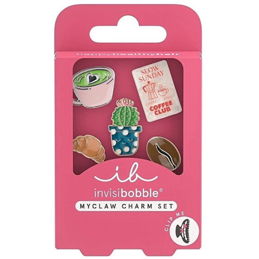 Invisibobble Myclaw matu sprādžu komplekts, rīta nostalģija, 5 gab.