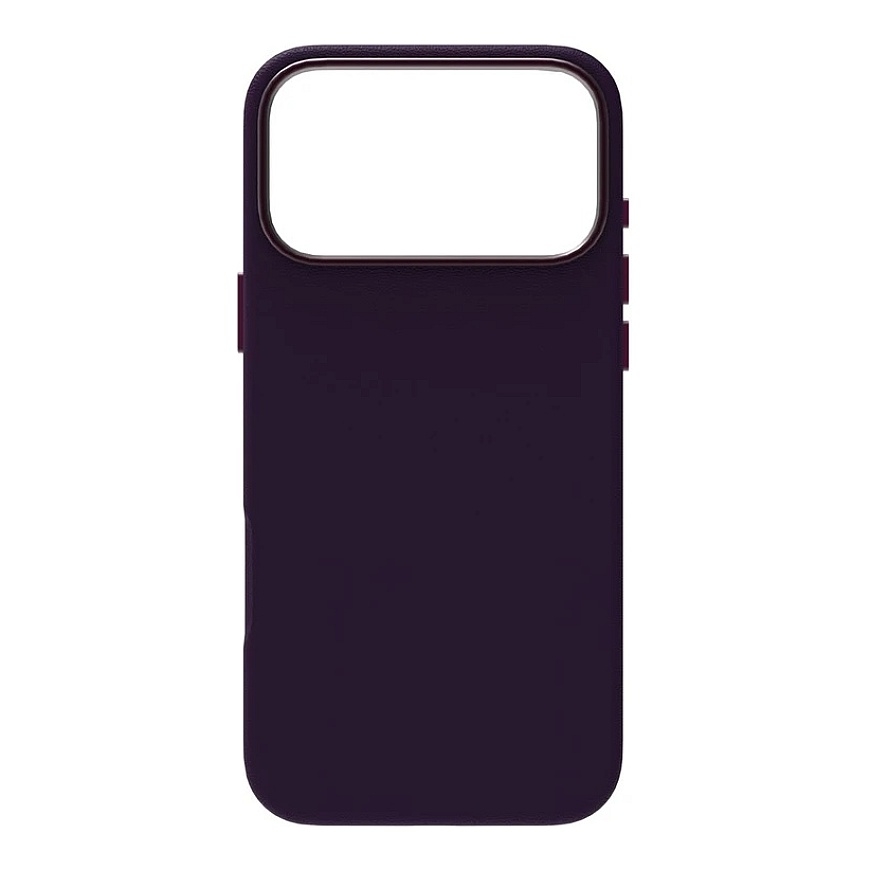 Just Must JM Leather Case with MAGSAFE for iPhone 18 Pro Purple. – 5