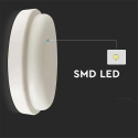 Lubinis šviestuvas V-tac 24W LED paviršinis šviestuvas, baltas, 3000K, IP54 Lubinis šviestuvas V-tac 24W LED paviršinis šviestuvas, baltas, 3000K, IP54
