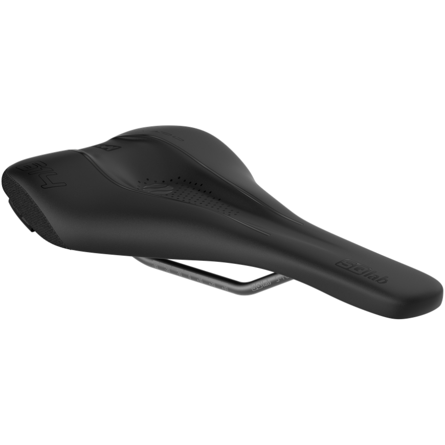 Sqlab SQB Saddle 614 Ergowave active 2.1 S-Tube, 14cm, black