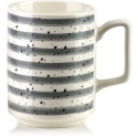 Affek Design MOJRA Mug 350ml 8x11x10cm gray paskiJOY Gray STRIPES Affek Design MOJRA Mug 350ml 8x11x10cm gray paskiJOY Gray STRIPES