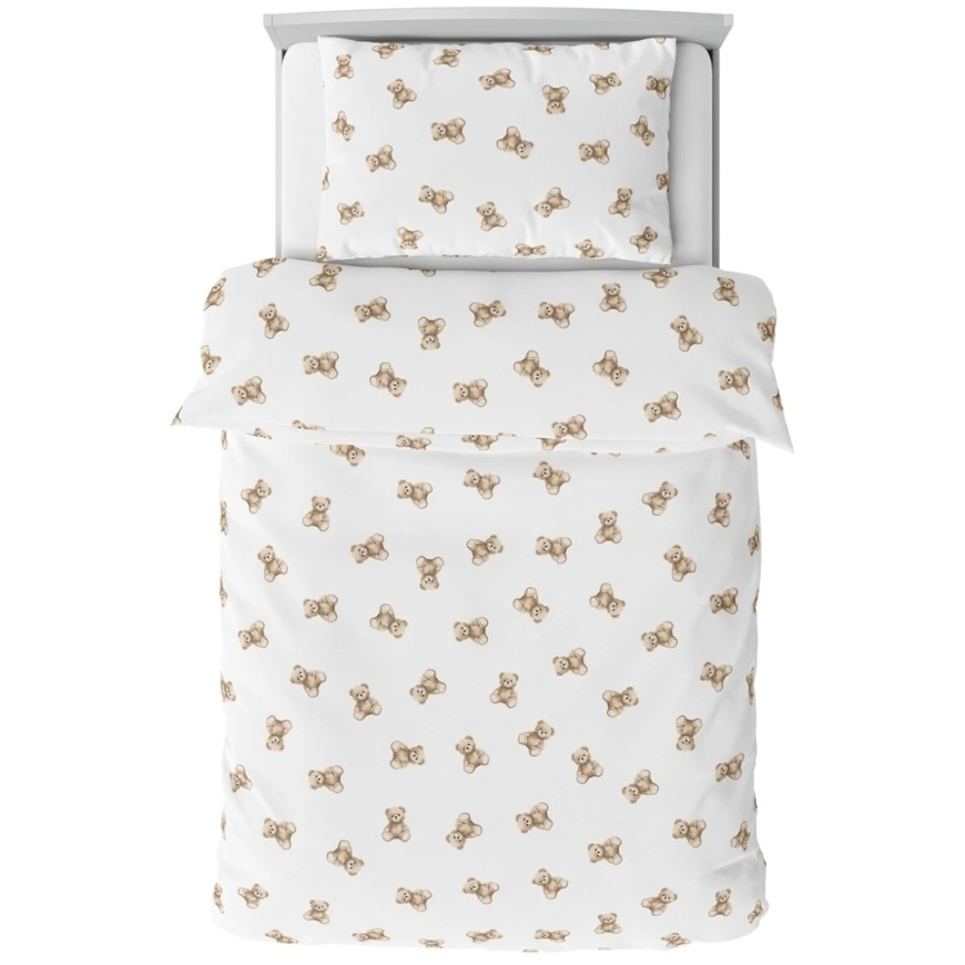 Ankras bedding set 2 pcs 135/100 40/60 plush bears – 3
