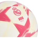 adidas UEFA Champions League 26/27 Real Madrid Mini-pallo valkoinen ja vaaleanpunainen KE5107 (1)