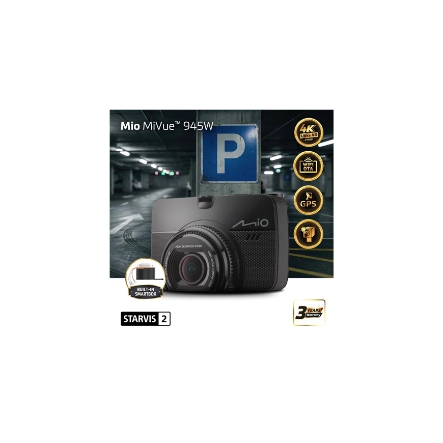 Mio Premium 4K, STARVIS 2, Wi-Fi, GPS Dash Cam | MiVue 945W | GPS | Wi-Fi – 2