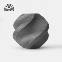 3D Plastikas – Filamentas ABS With spool/Su rite Sidabro spalvos | 1.75 mm, 1kg | Bambu Lab