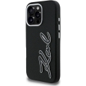 Karl Lagerfeld FW Grained Signature Logo -kotelo iPhone 16 Pro Maxille - Musta Karl Lagerfeld FW Grained Signature Logo -kotelo iPhone 16 Pro Maxille - Musta