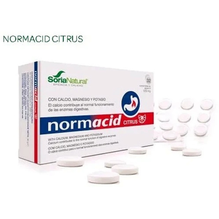 Soria Normacid Citrus 32 komp. X 1250 Mg – 4