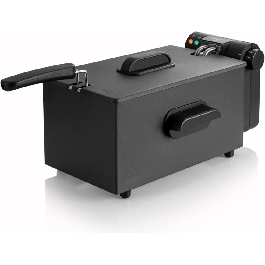 Гриль Haeger Фритюрница 3L 2000W Dark Deep (DF-3SS.021A) – 2