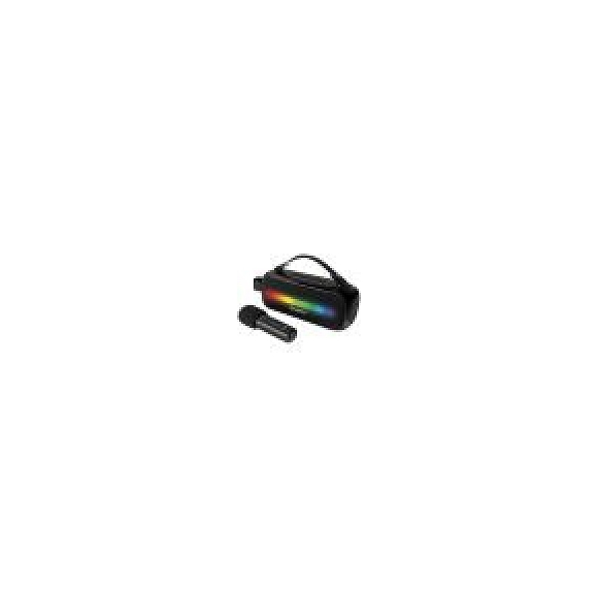 Kaiutin SVEN PS-255 musta (12W Bluetooth FM USB karaokemikrofoni 3600mAh) SV-022563 (6438162022563)