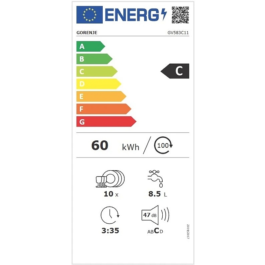 Gorenje GV583C11 Dishwasher – 2