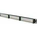 Deltacoimp DELTACO 19 "switchboard, 24xRJ45, Cat6a, UTP, 1U, 10Gbps, metal, black / PAN-124 Deltacoimp DELTACO 19 "switchboard, 24xRJ45, Cat6a, UTP, 1U, 10Gbps, metal, black / PAN-124