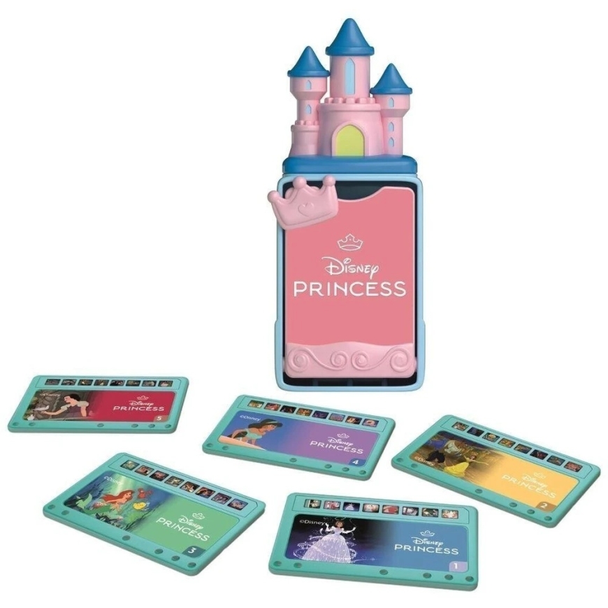 Clementoni Caurspīdīgu kartīšu komplekts „Disney Princesses“, poļu valodā, 5 gab. – 2