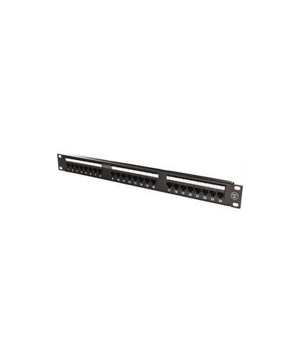 Deltacoimp DELTACO 19 "switchboard, 24xRJ45, Cat6a, UTP, 1U, 10Gbps, metal, black / PAN-124 – 2