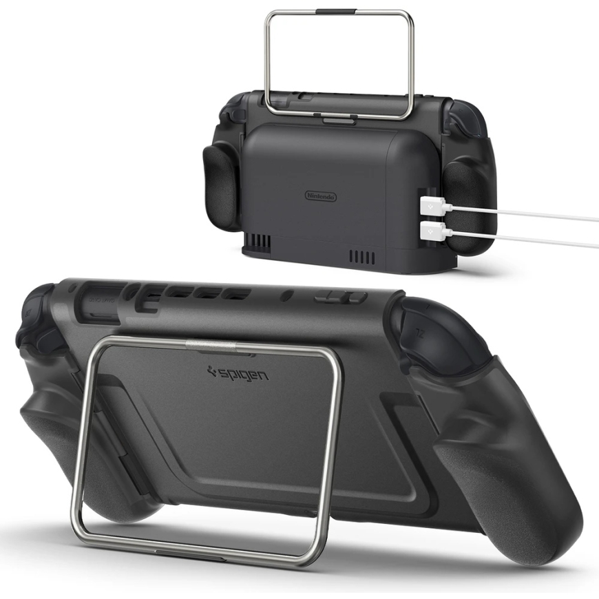 Spigen Dual Grip Pro, juodas – Nintendo Switch 2
