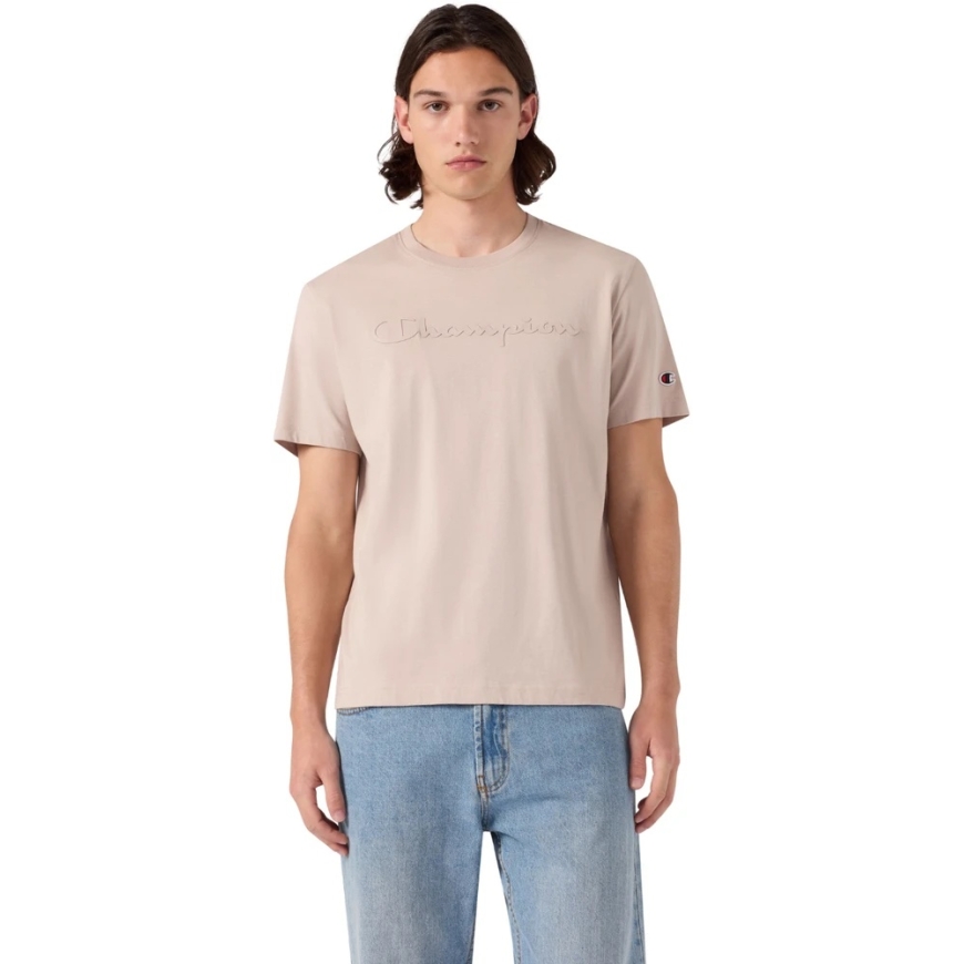 Meeste T-särgid Champion SS Tee liivavärv 222992 ES084 (2XL)