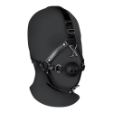 Ouch By Shots Head Harness with Breathable Ball and Nose Hooks - Black Ouch By Shots Head Harness with Breathable Ball and Nose Hooks - Black