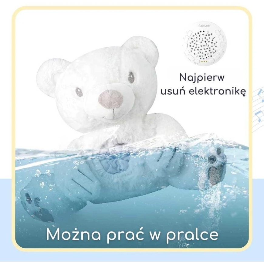 Unekaasik Bear koos projektoriga ja lullabydega WOOPIE BABY 12547 – 4