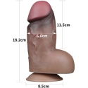 Lovetoy thick, veined dildo, realistic diameter 21.5 cm Lovetoy thick, veined dildo, realistic diameter 21.5 cm